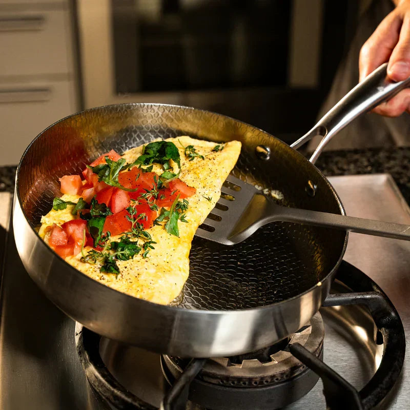 Titanium Hammered Deep Pan