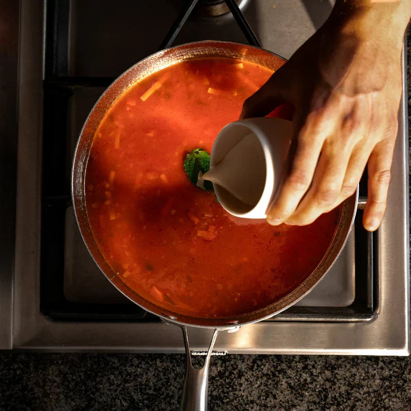 Titanium Hammered Deep Pan