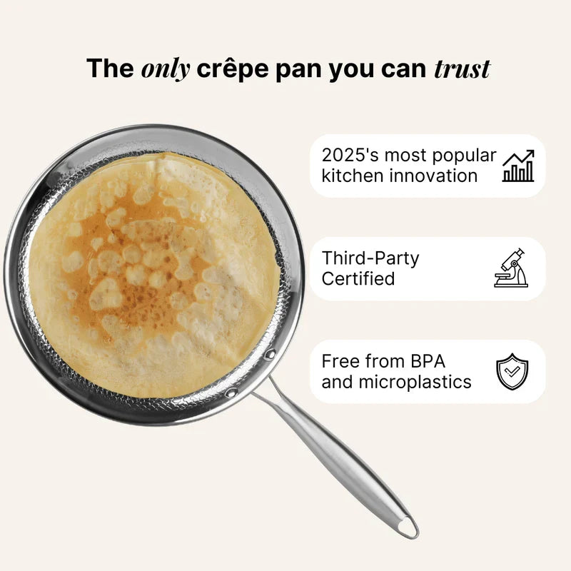 Titanium Hammered Crêpe Pan