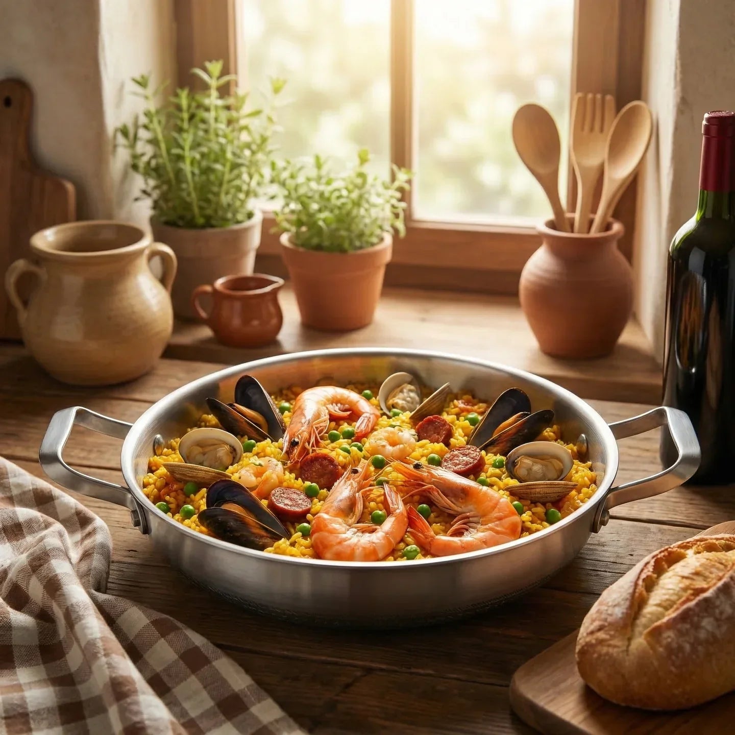Titanium Hammered Sauté Pan
