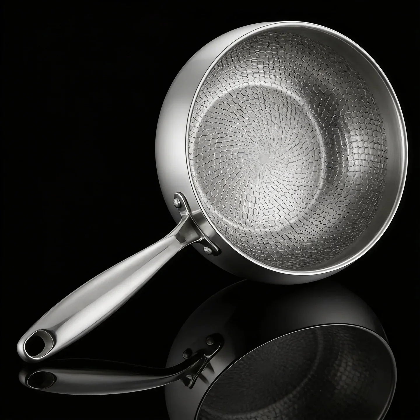 Titanium Hammered Sauce Pan