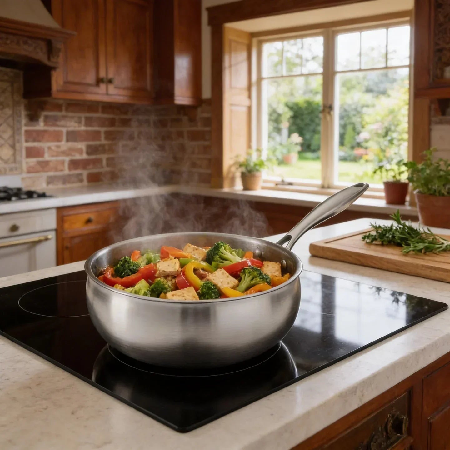 Titanium Hammered Sauce Pan